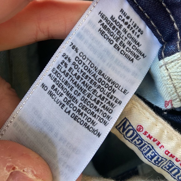 True Religion Jogger Style Jeans with Flap Pockets Size 36 - Picture 7 of 8